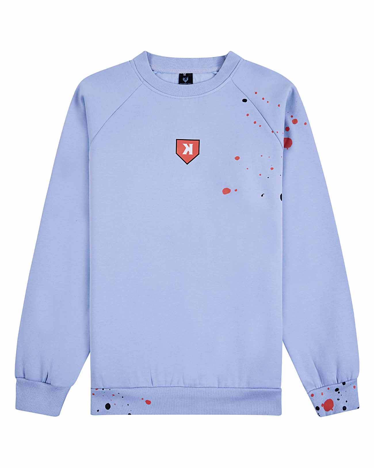 Youth Paint The Black Crewneck - Bullpen Blue
