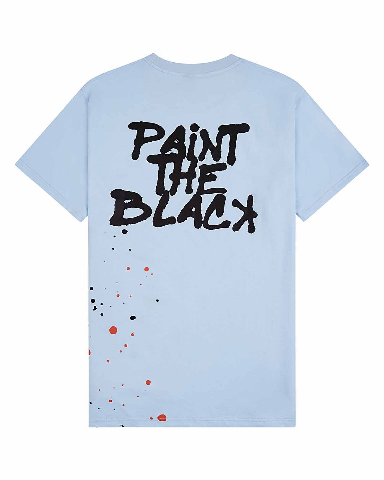 Youth Paint The Black Tee - Bullpen Blue