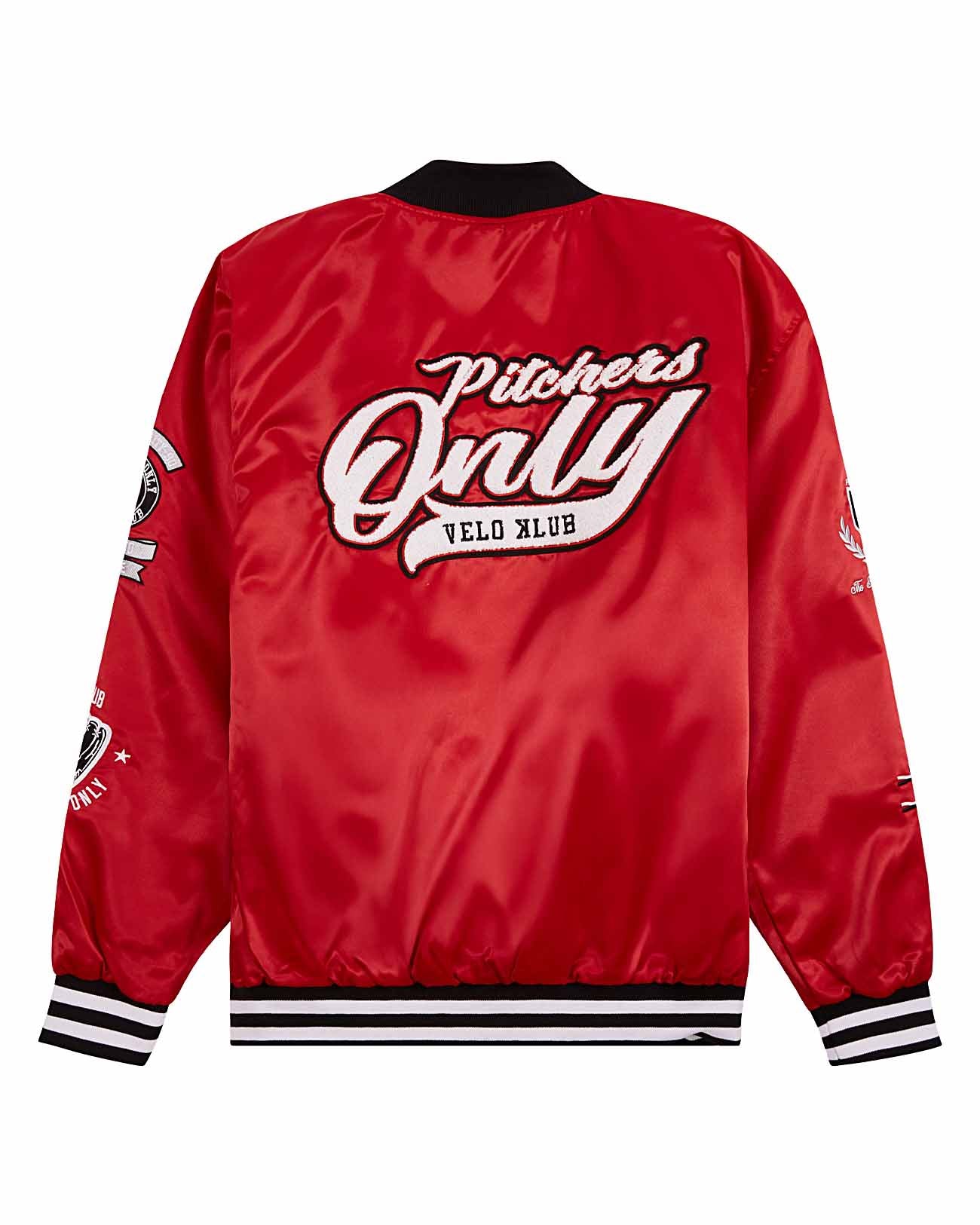 Youth Red Velo Klub Bullpen Jacket