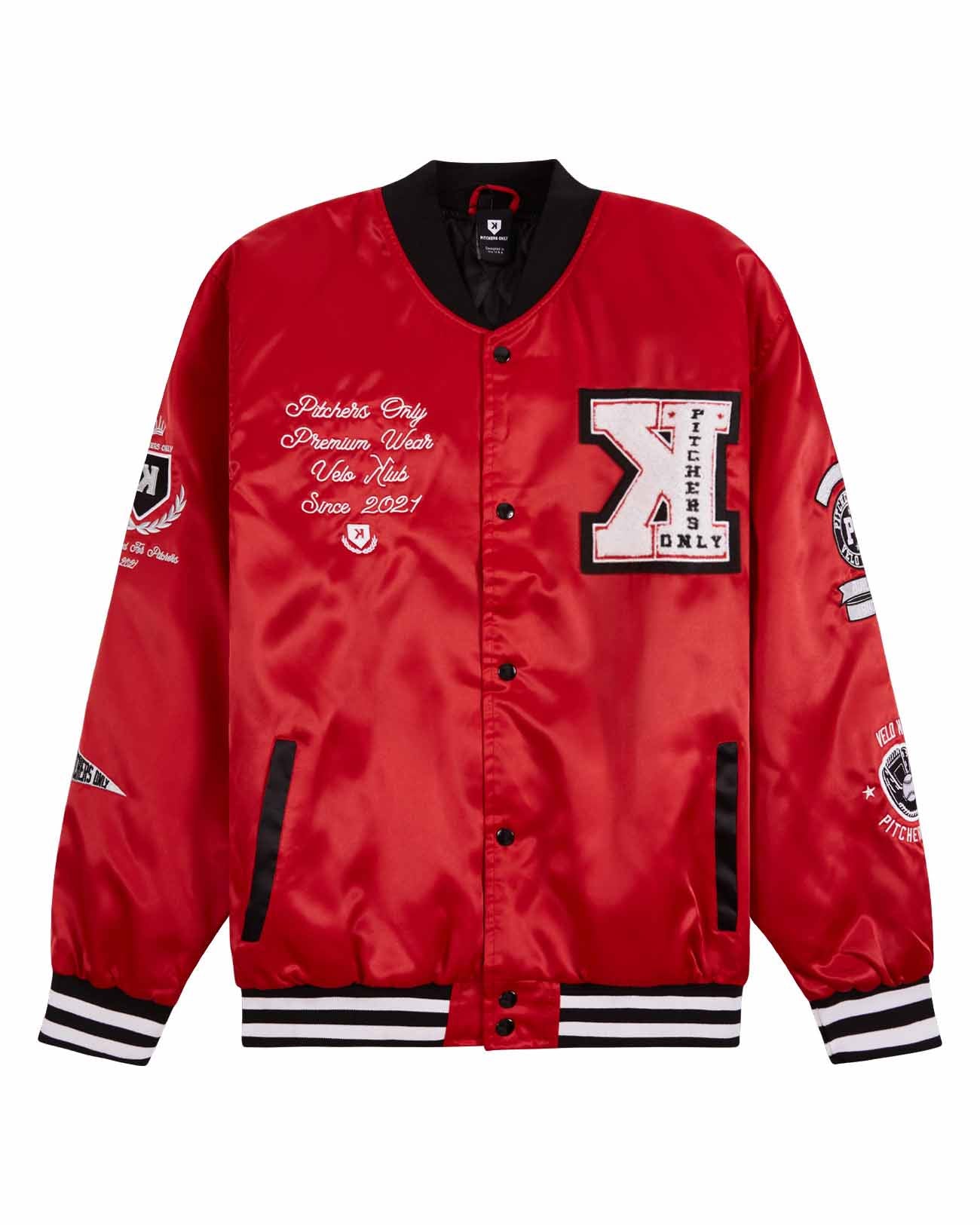 Youth Red Velo Klub Bullpen Jacket