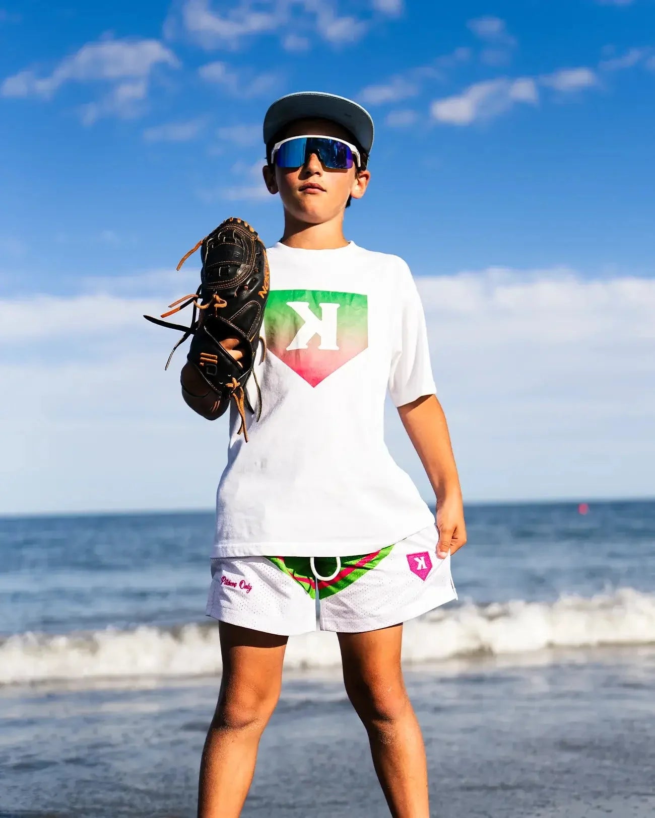 Youth Watermelon Mesh Shorts