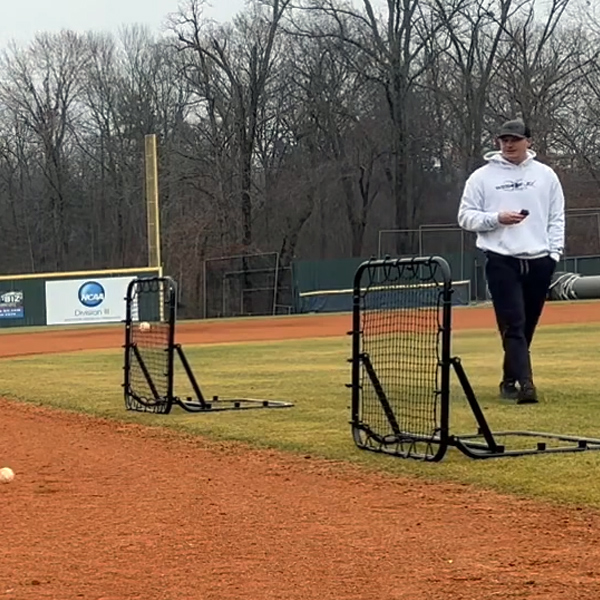 Players training with Web Bounders